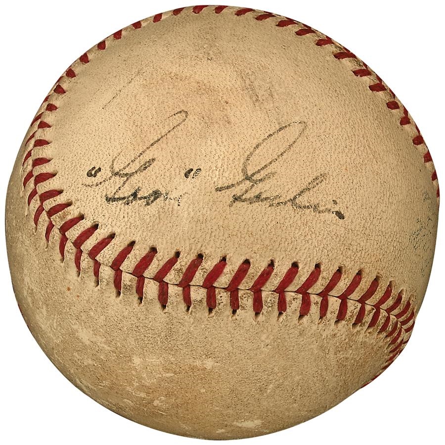 Goose Goslin and Hank Greenberg Signed Baseball