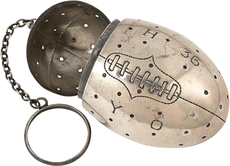 Football - First Ever Game at Yale Bowl Sterling Tea Infuser