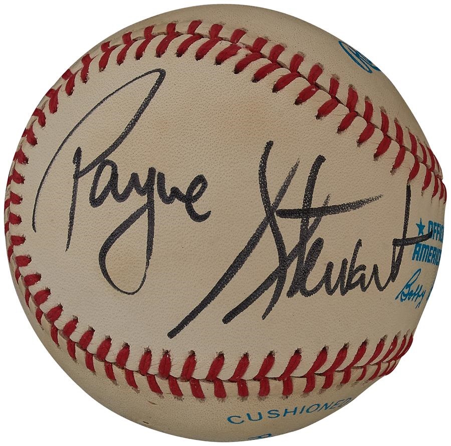 - Payne Stewart Single Signed Baseball