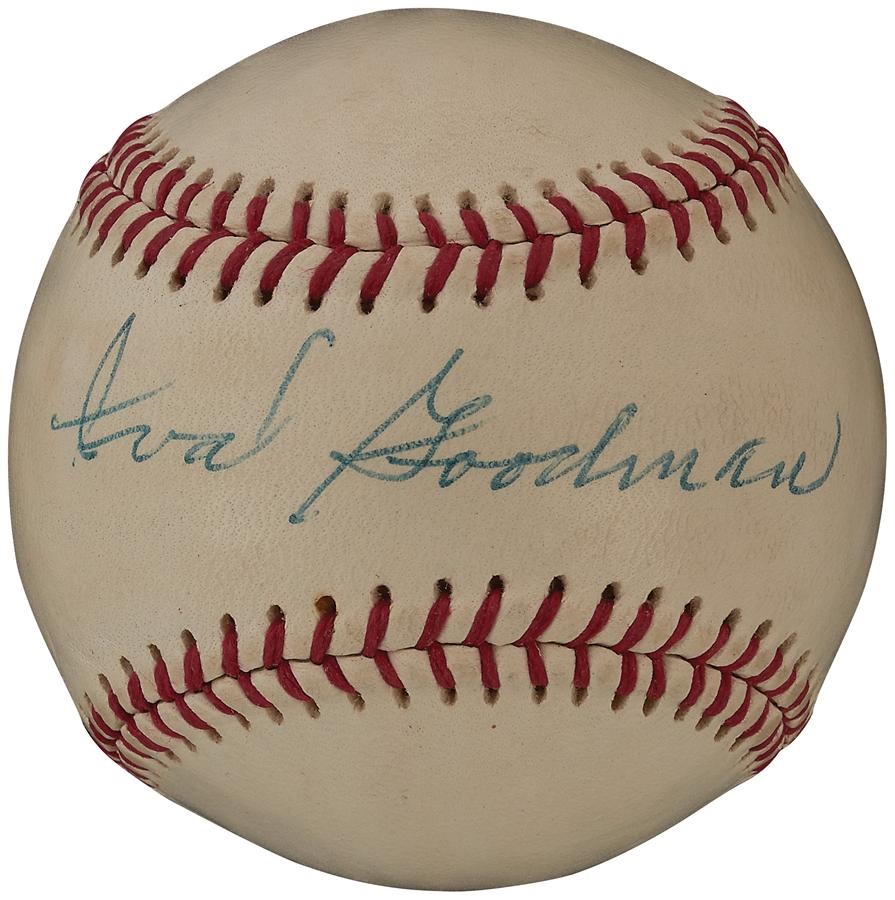 Pete Rose & Cincinnati Reds - Ival Goodman Single Signed Baseball