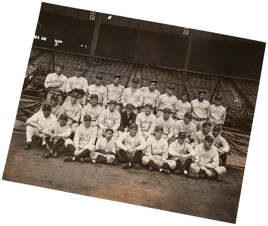 NY Yankees, Giants & Mets - 1927 New York Yankees Original Team Photograph