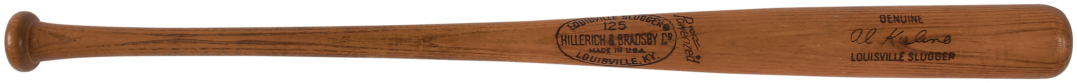 Baseball Equipment - 1973-74 Al Kaline Game Used Bat