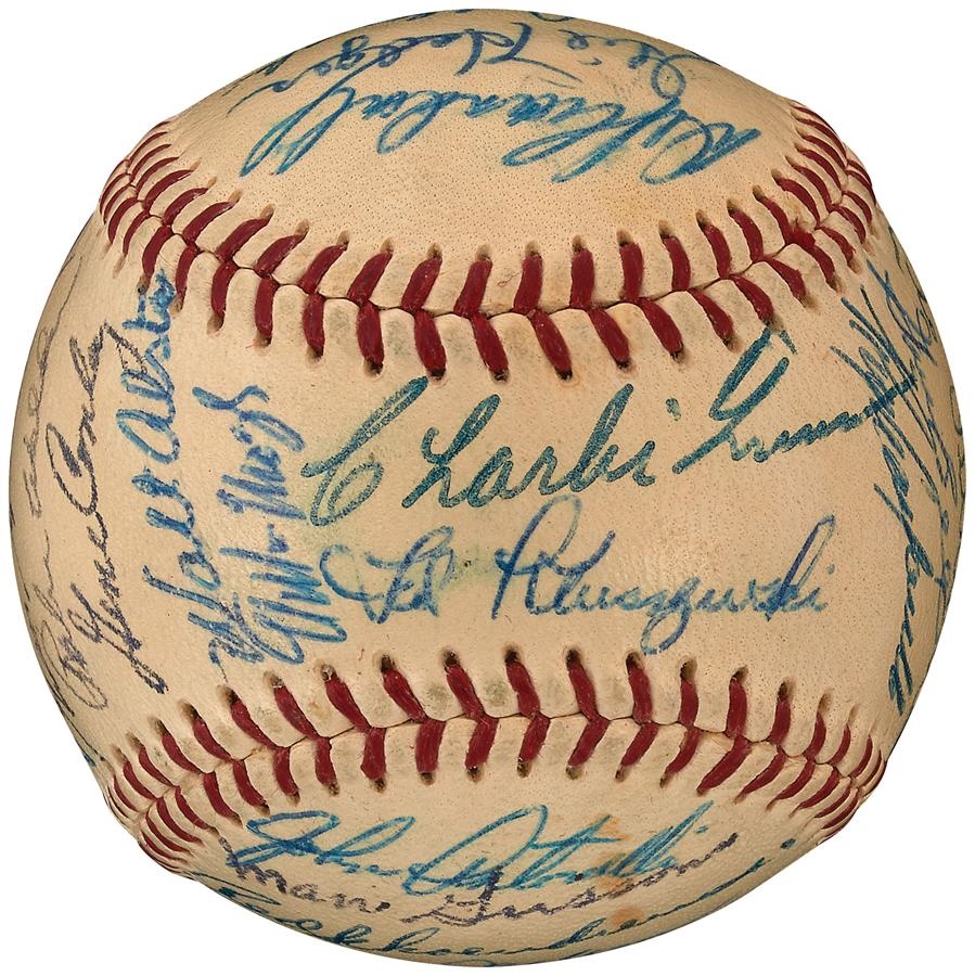 - 1954 National League All-Star Team Signed Baseball (Kluszewski Collection)
