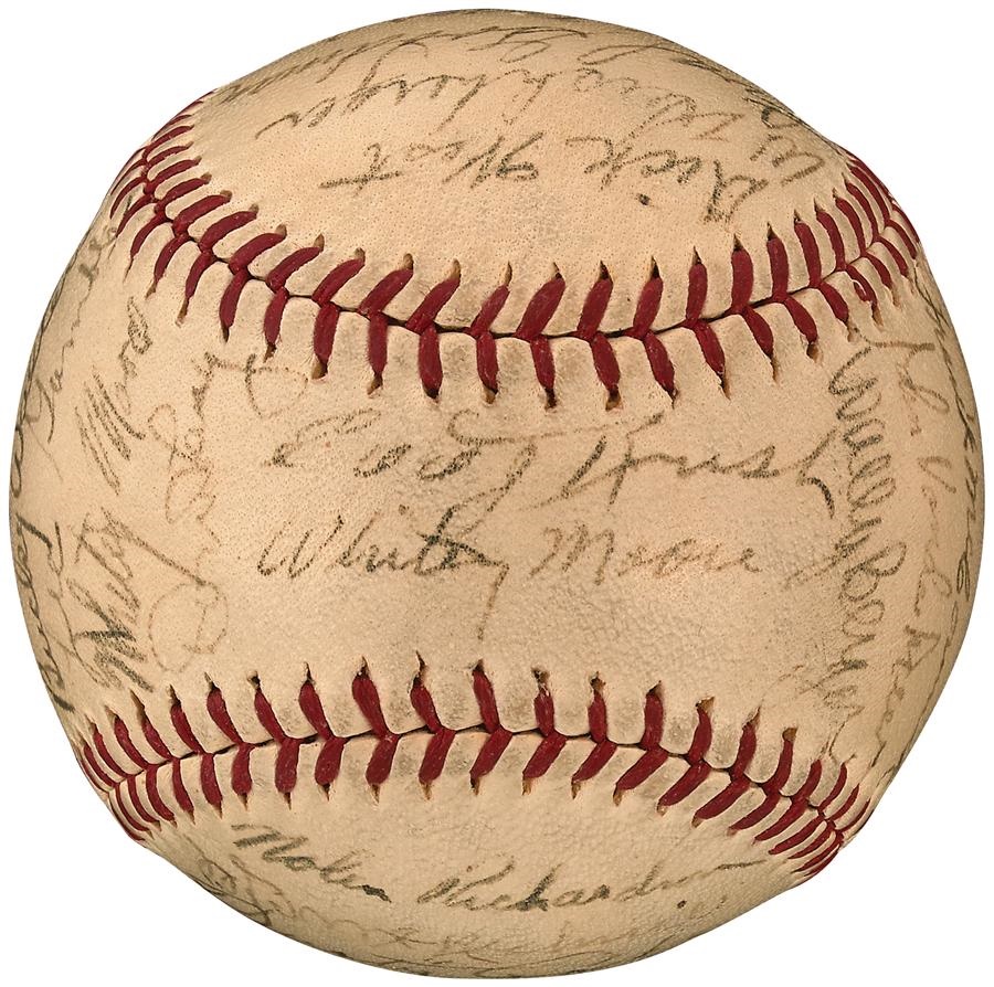 Pete Rose & Cincinnati Reds - 1938 Cincinnati Reds Team Signed Baseball