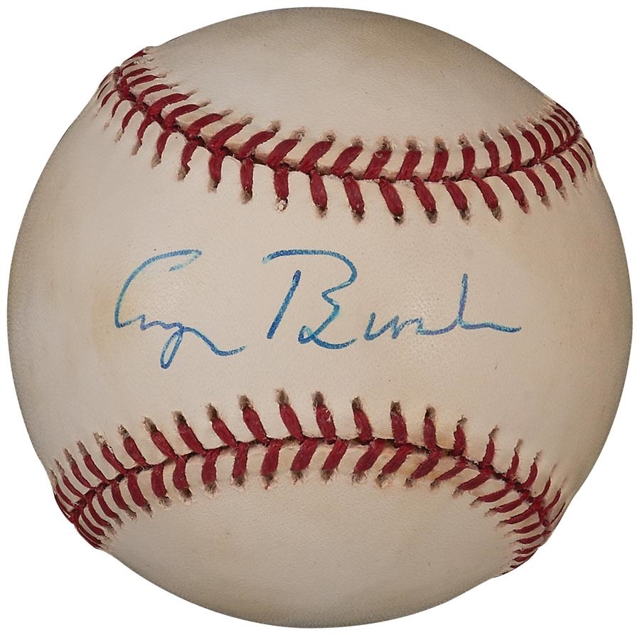 Baseball Autographs - President George Bush Single Signed Baseball