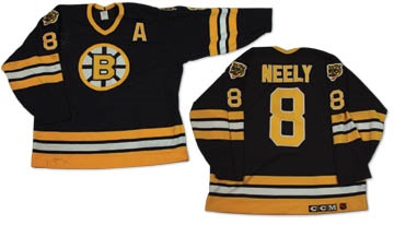 - Early 1990’s Cam Neely Boston Bruins Game Worn Jersey