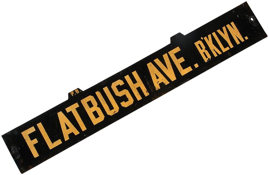 Brooklyn Flatbush Avenue Street Sign