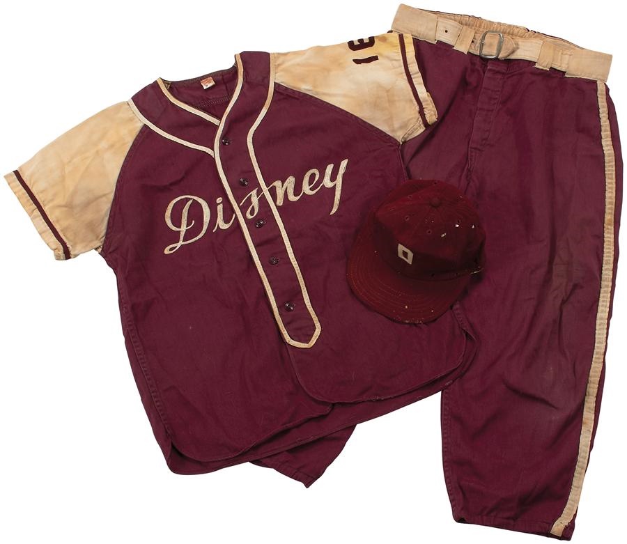 Baseball Equipment - 1940s Walt Disney Baseball Uniform