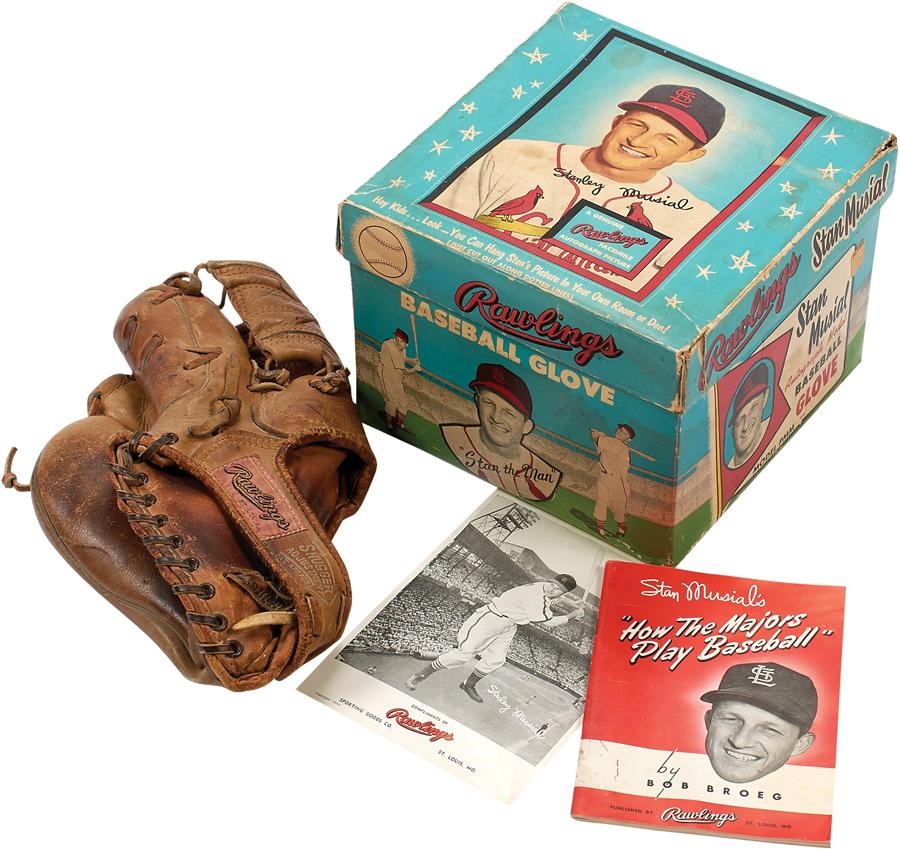 Stan Musial Rawlings Glove in Box