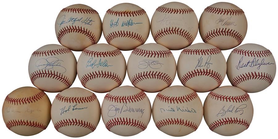 Baseball Autographs - Signed Baseball Collection of No-Hitters (14)