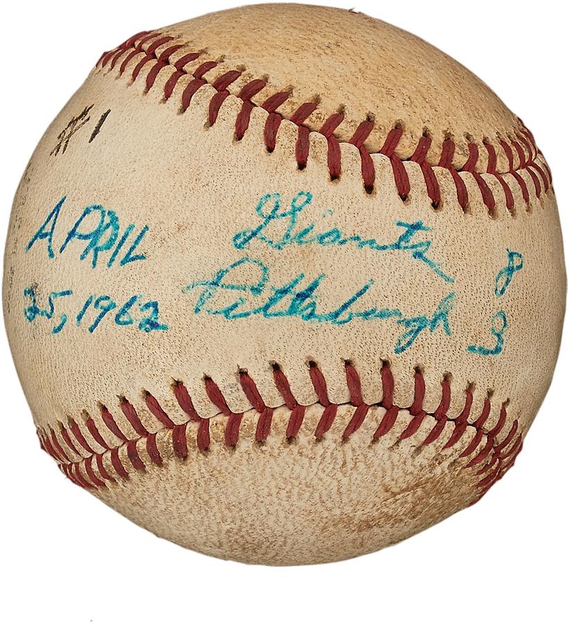 The Gaylord Perry Collection - Gaylord Perry First Major League Win Baseball