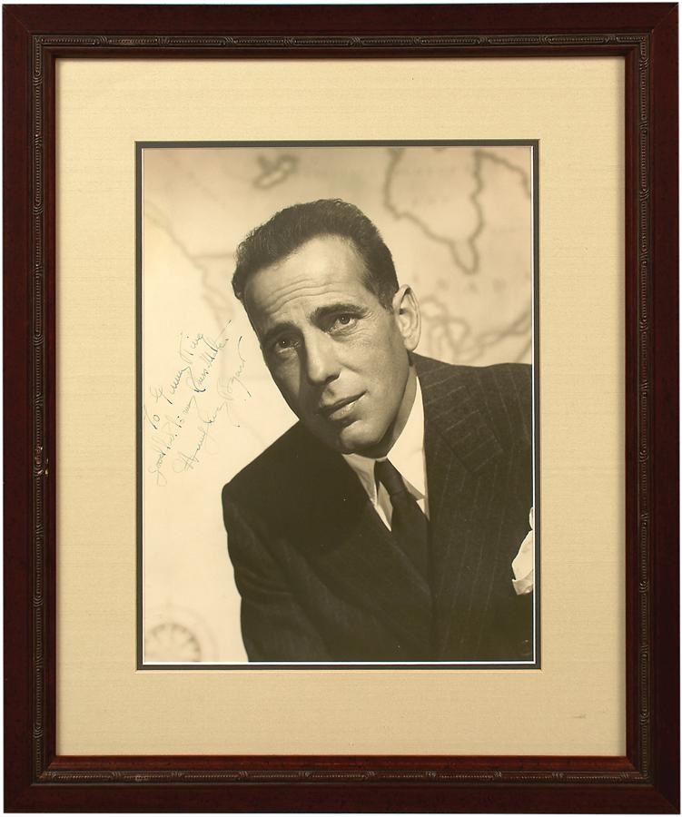 Rock And Pop Culture - Humphrey Bogart Signed Oversized Photo by Henry Waxman