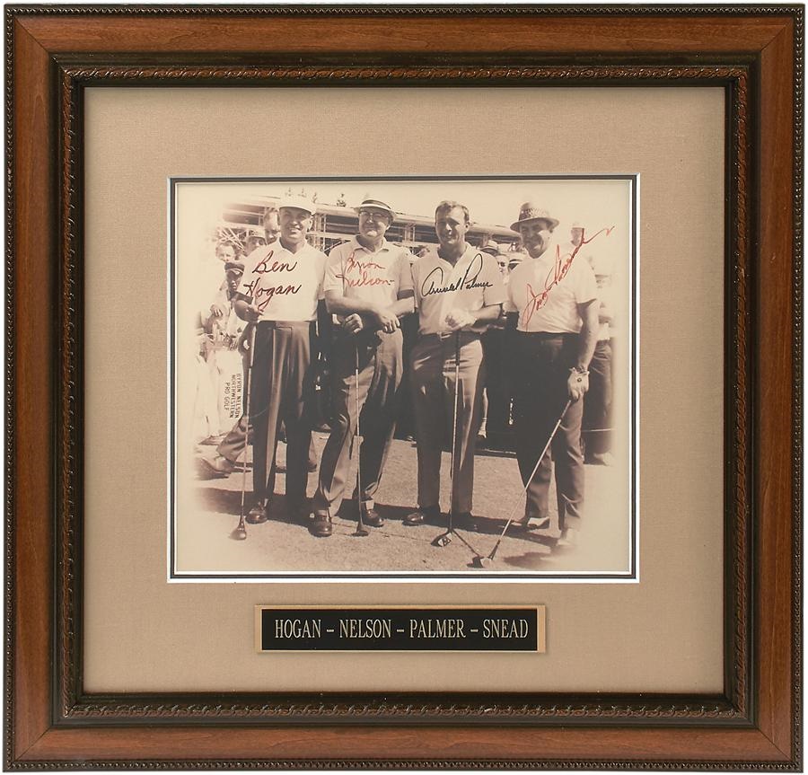 - Golf Greats Signed Photograph