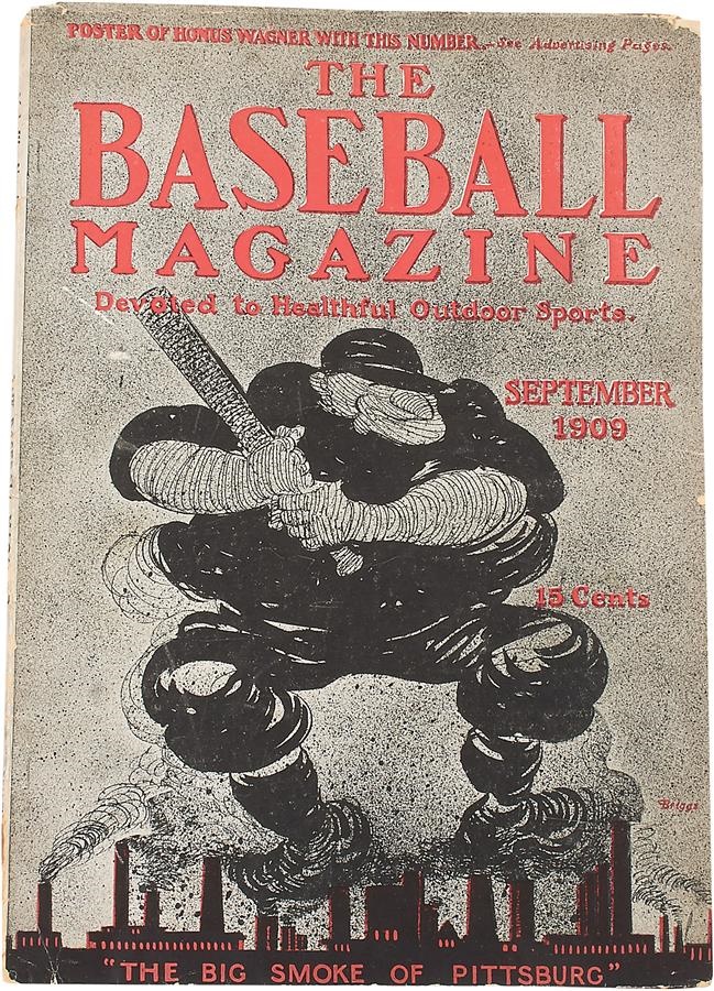 Honus Wagner September 1909 Baseball Magazine
