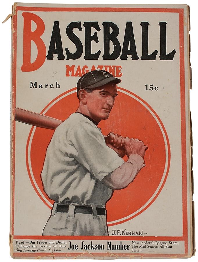 Baseball Magazine Collection - "Joe Jackson Number" March 1916 Baseball Magazine