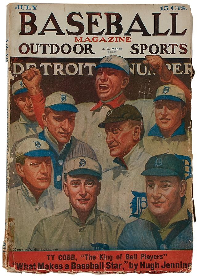 Baseball Magazine Collection - "Detroit Number" July 1914 Baseball Magazine