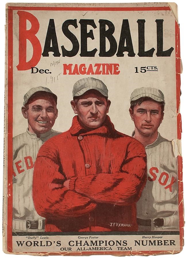 Baseball Magazine Collection - "World's Champions Number" December 1915 Baseball Magazine