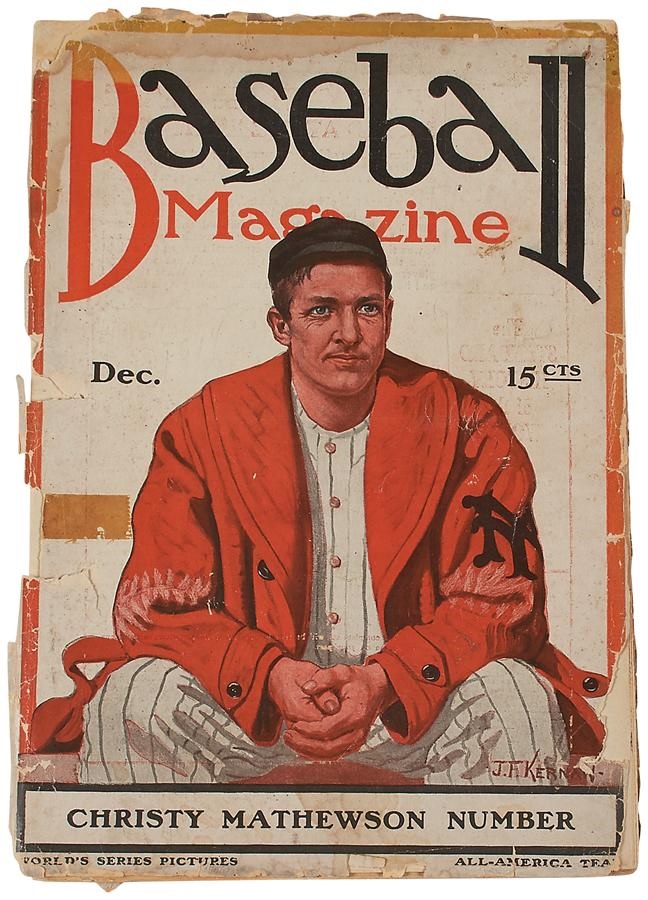Christy Mathewson December 1914 Baseball Magazine