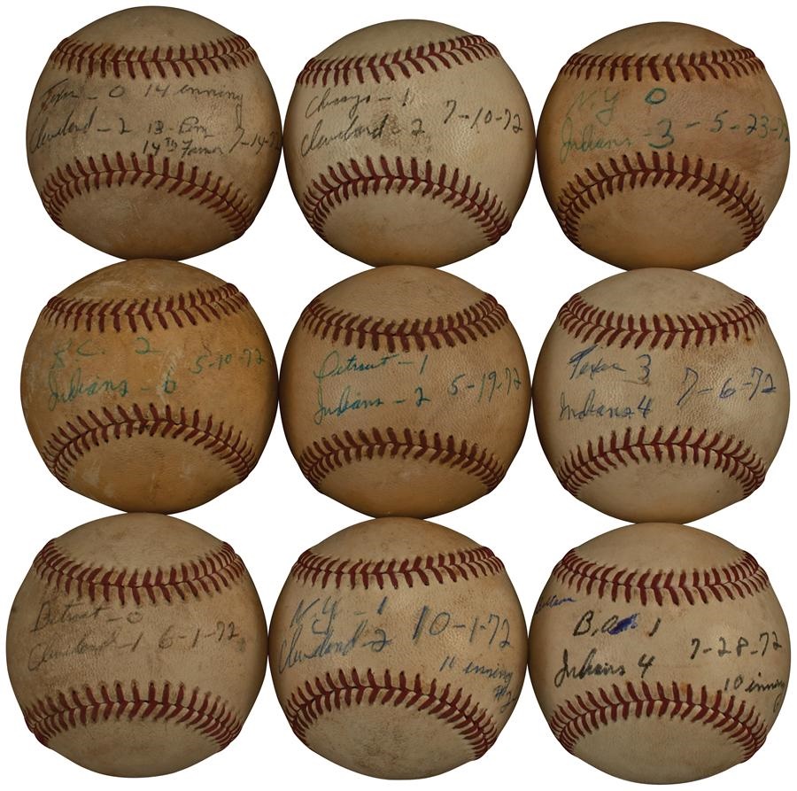 The Gaylord Perry Collection - Gaylord Perry Cy Young-Winning 1972  Baseballs (19)