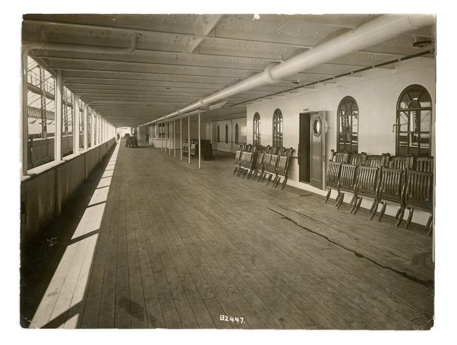 1912 Titanic Deck Photograph