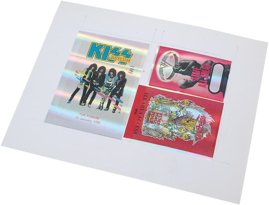 Rock 'N' Roll - 1986 KISS Asylum Backstage Pass Proof