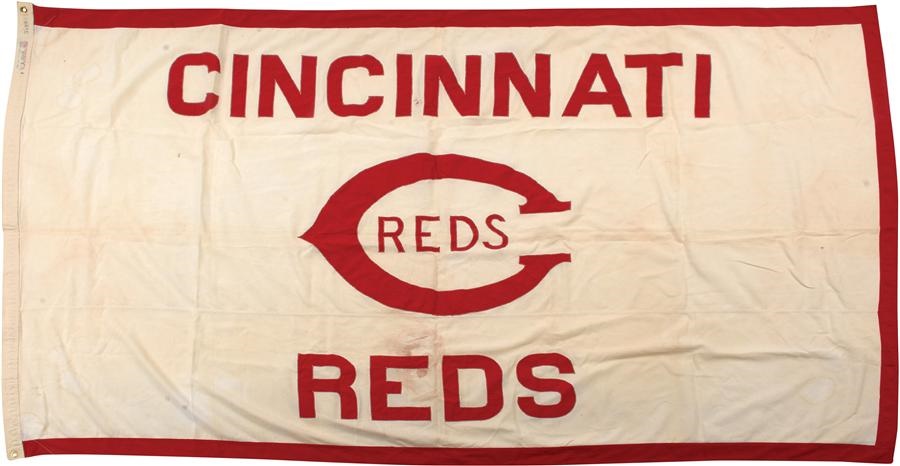 Stadium Artifacts - Circa 1975 Riverfront Stadium Flag