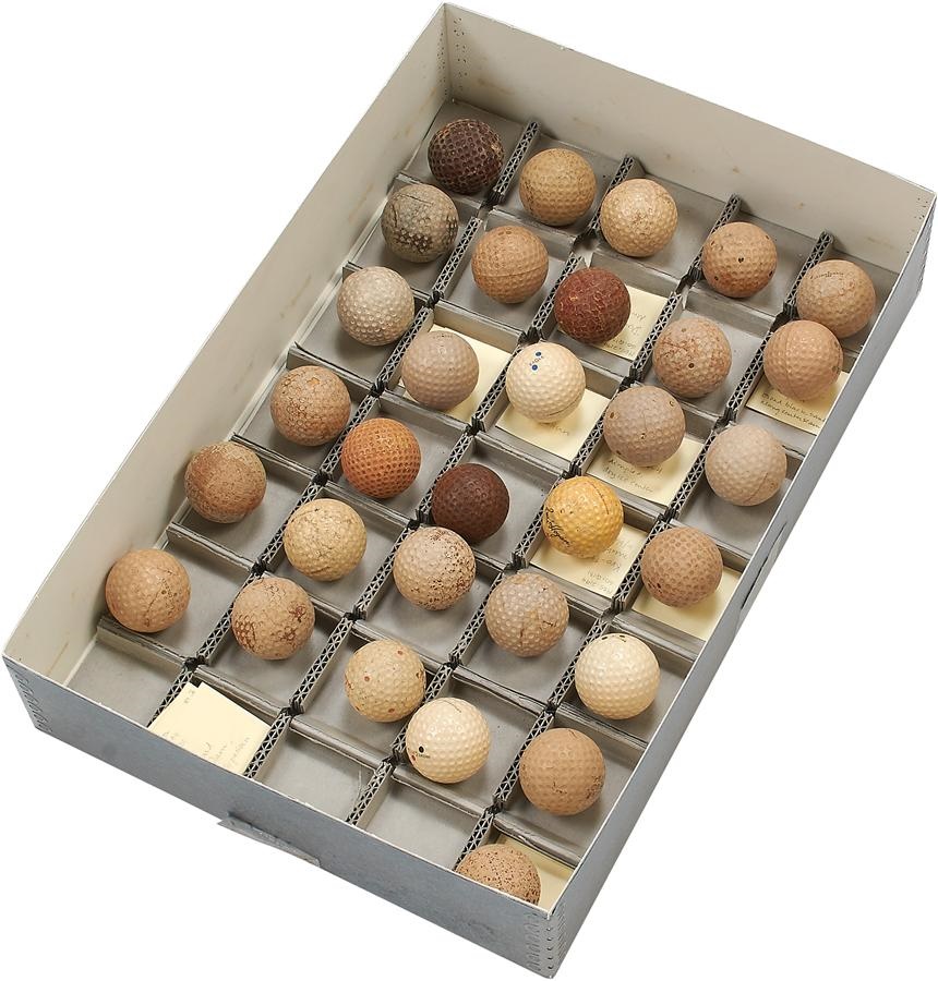 Helms Museum Collection of Important Antique Golf Balls (64)