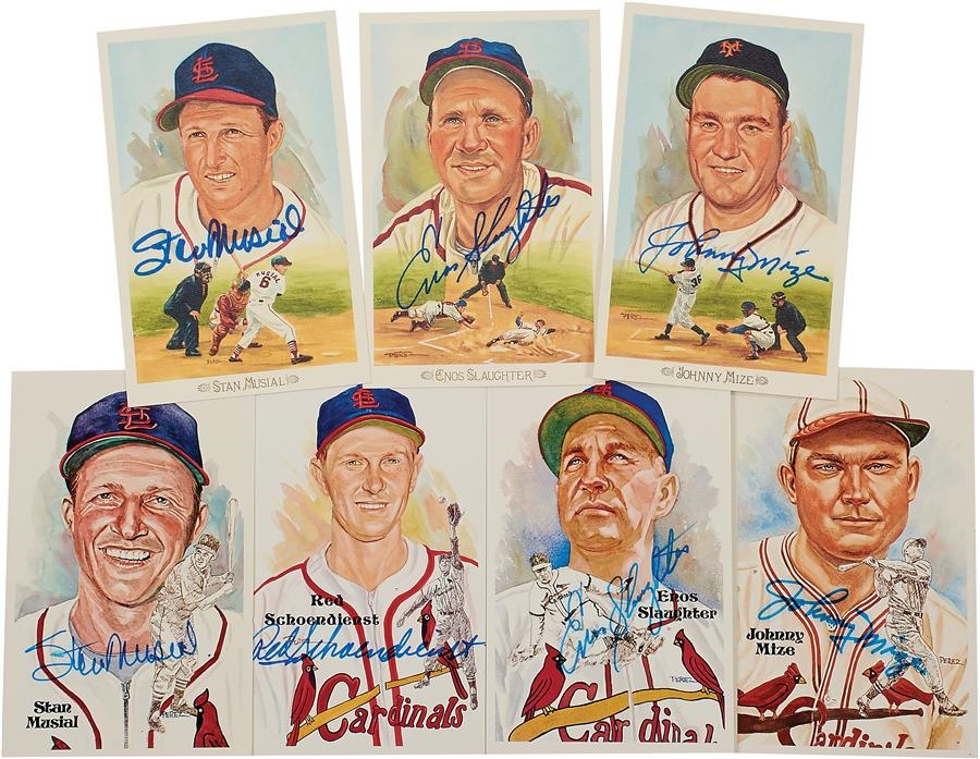 St. Louis Cardinals Legends Signed Perez Steele Postcards (38)