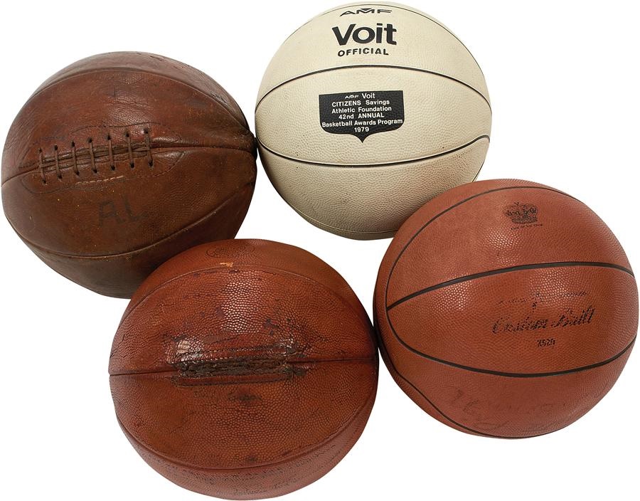 Helms Museum Collection - Mystery Basketballs Lot (4)