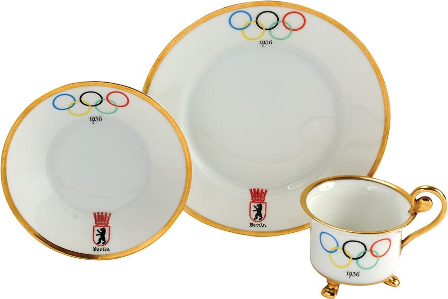 1936 Berlin Olympics Cup, Saucer and Plate