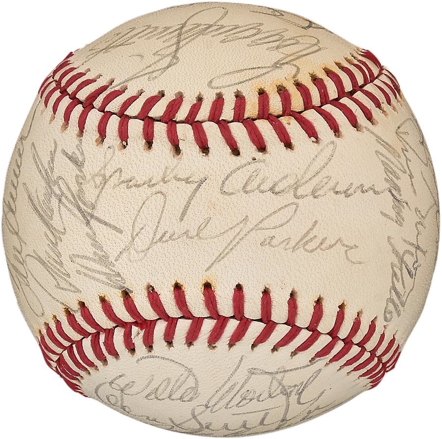 1977 National League All-Stars Team Signed Baseball