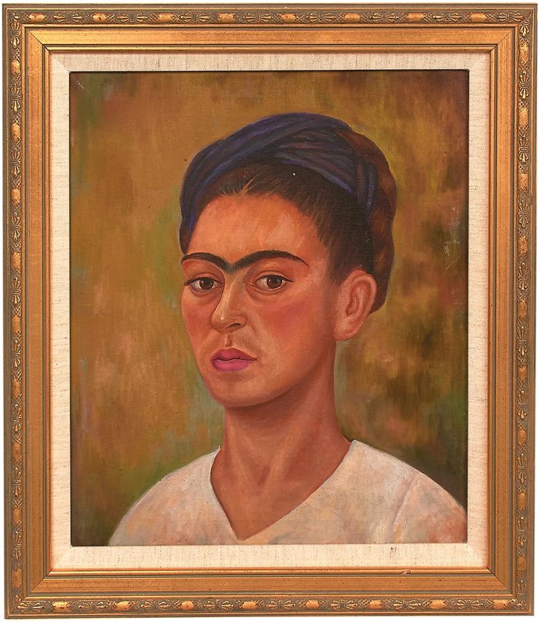 Rock And Pop Culture - 1950s Frida Kahlo Painting