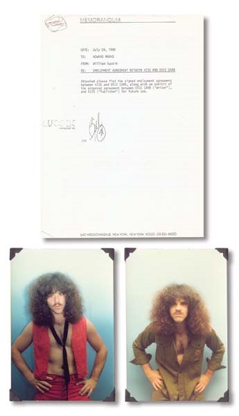 KISS's Eric Carr's Employment Agreement And Resume (10+)