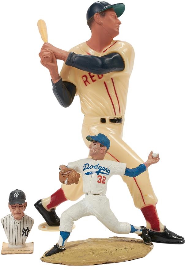 Helms Museum Collection - Baseball Statues with Unusual 1967 Sandy Koufax Sculpture (3)