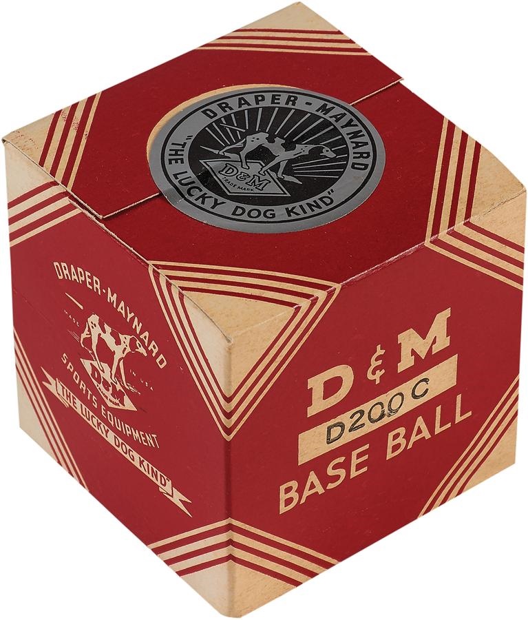 Antique Sporting Goods - Draper & Maynard Baseball Sealed In Box