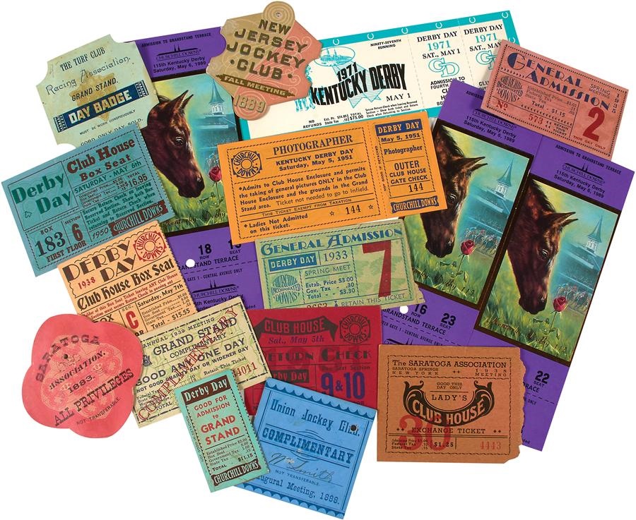 Horse Racing - 19th Century & Kentucky Derby Tickets & Passes (70)