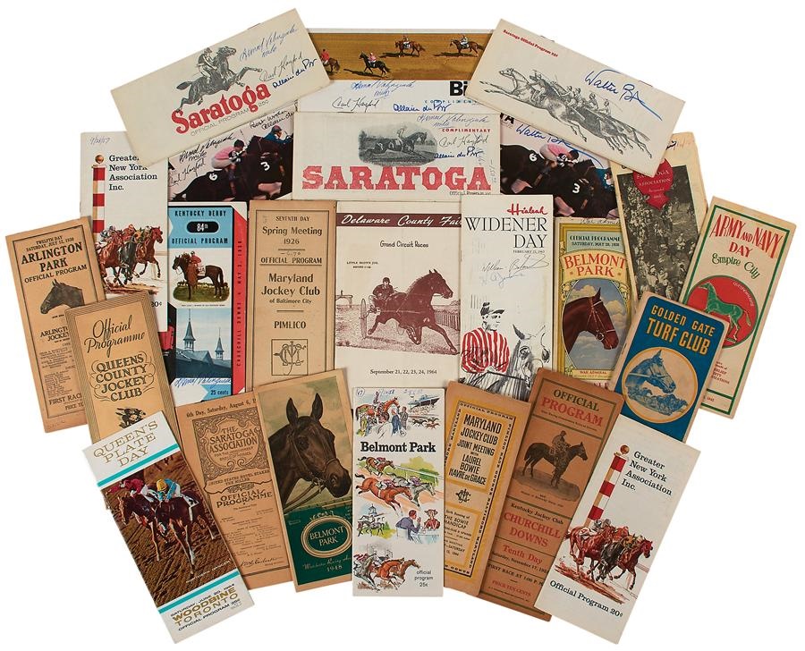 Amazing Early Horse Racing Program Collection (150+ programs)