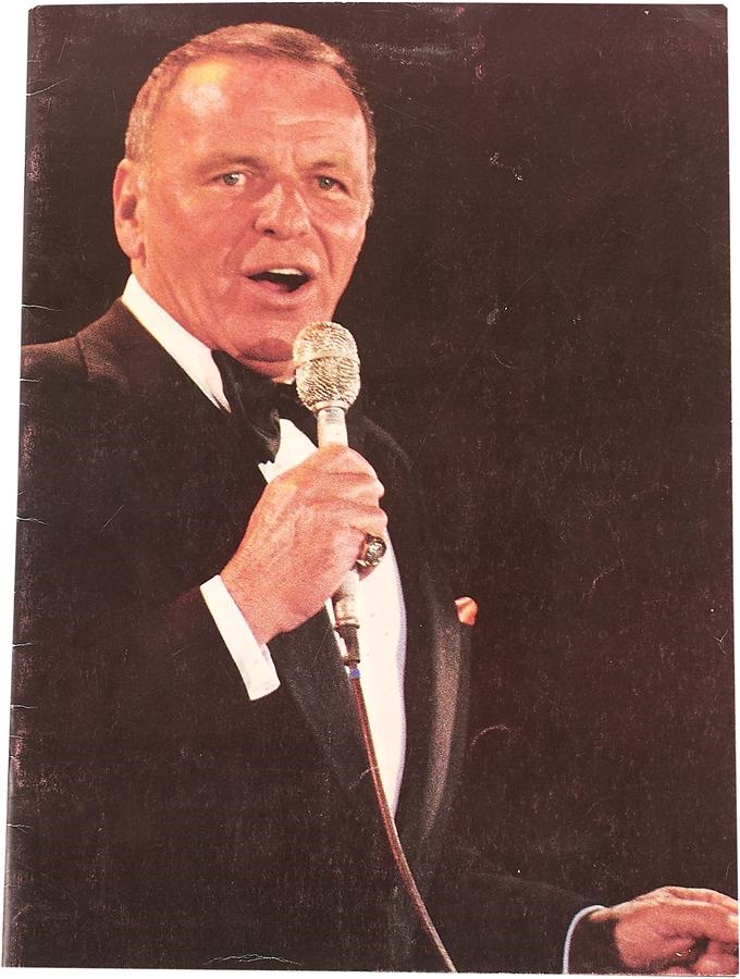 Rock And Pop Culture - Frank Sinatra 1978 Signed Tour Program
