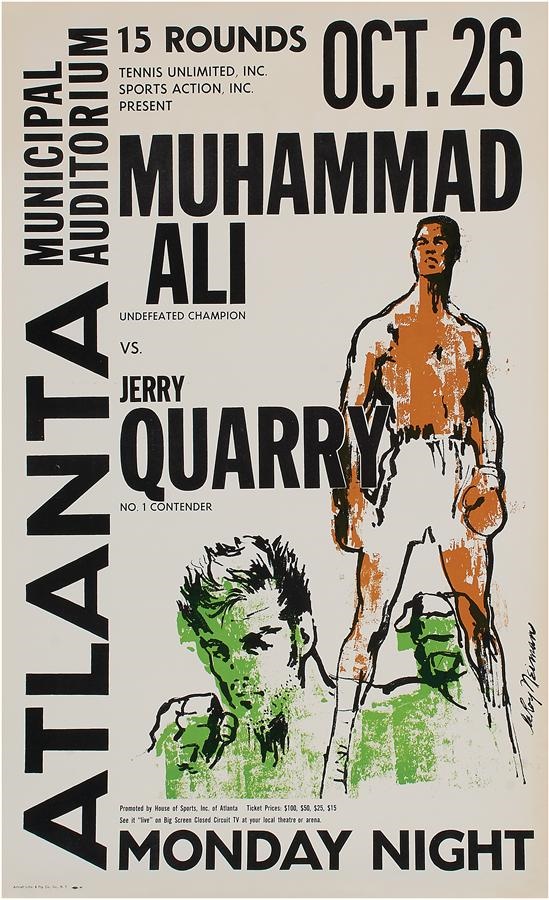 Muhammad Ali & Boxing - Ali-Quarry I On Site Boxing Poster