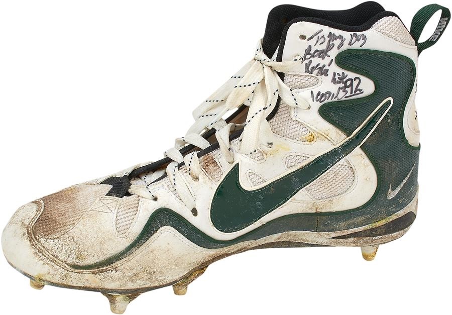 1998-99 Reggie White Last Green Bay Packers Game Used Cleat