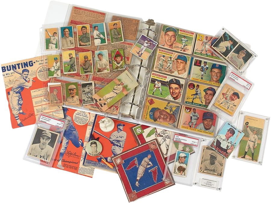 Baseball and Trading Cards - Baseball Tobacco & Gum Card Collection (80+)