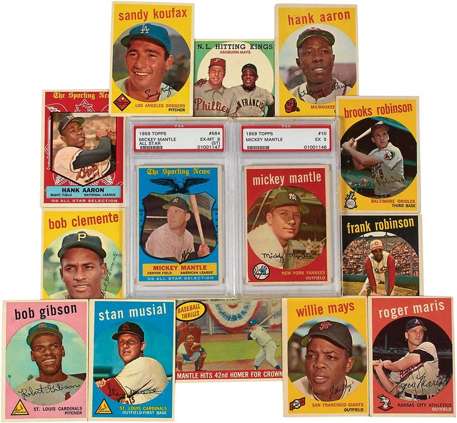 - 1959 Topps Baseball Complete Set (572)