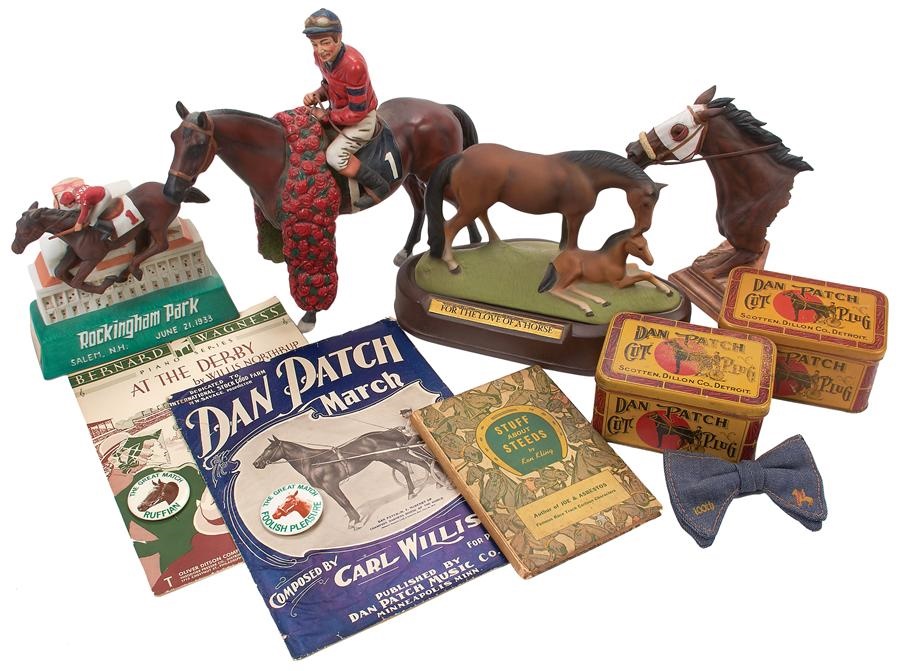 Horse Racing - Unusual Horse Racing Memorabilia with Churchill Downs Relics (35+)