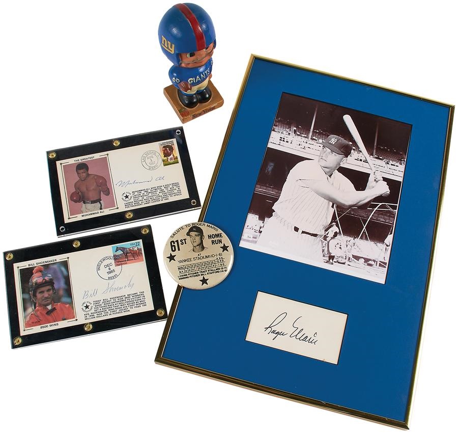 - Interesting Sports & Autograph Collection with Roger Maris (5)