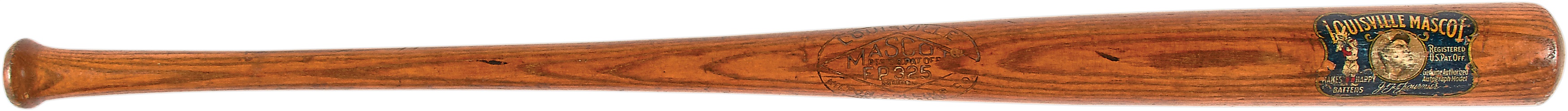 Antique Sporting Goods - Circa 1920 Jack Fournier Decal Bat