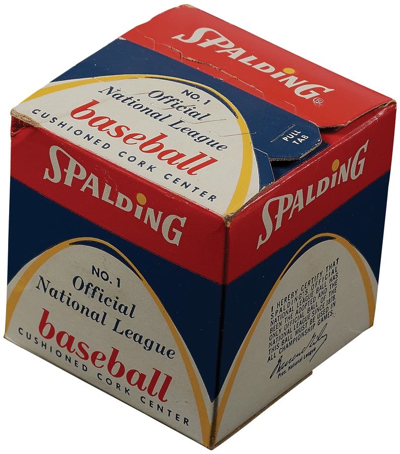 Antique Sporting Goods - 1960 Official National League Baseball Sealed In Box