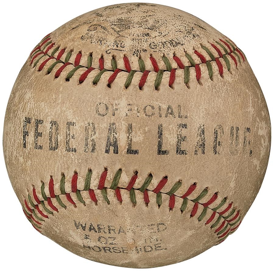 Antique Sporting Goods - 1914-15 Official Federal League Baseball
