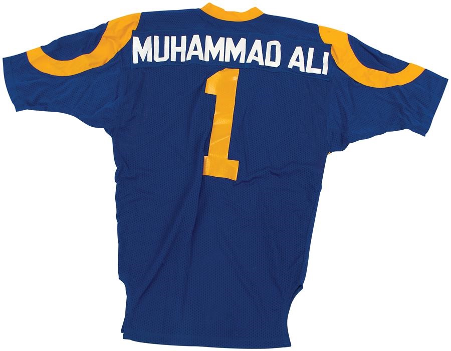 Muhammad Ali Football Jersey from Ali Biographer