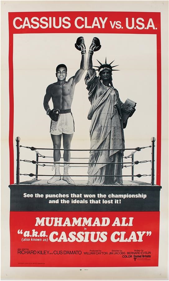Muhammad Ali & Boxing - Muhammad Ali In A.K.A. Cassius Clay Movie Poster