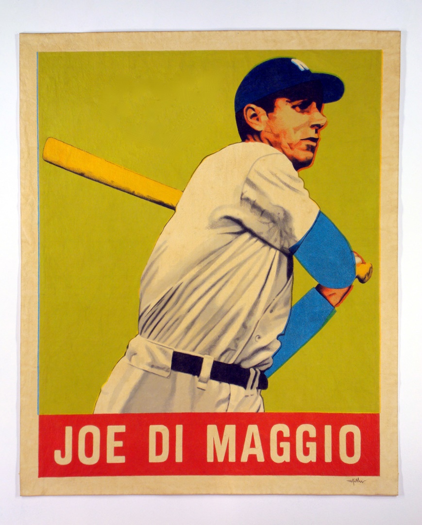 Sports Fine Art - “Joe Di Maggio" (1948 Leaf)” by Arthur K Miller
